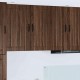 Sonata H Горен кухненски шкаф Кафяв дъб 40 x 31 x 80 см Инженерно дърво