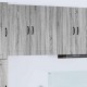 Sonata H Горен кухненски шкаф Сив Сонома 50 x 31 x 80 см Инженерно дърво