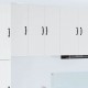 Sonata H Горен кухненски шкаф Бяло 60 x 31 x 80 см Инженерно дърво