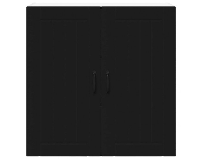 Sonata H Горен кухненски шкаф Черно 80 x 31 x 80 см Инженерно дърво