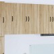 Sonata H Горен кухненски шкаф Сонома дъб 80 x 31 x 80 см Инженерно дърво
