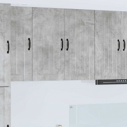 Sonata H Горен кухненски шкаф с рафт Циментено сиво 80 x 31 x 80 см - Bucătării modulare