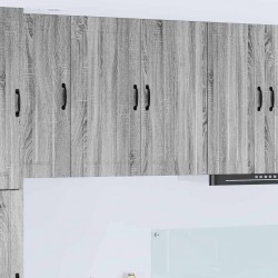 Sonata H Горен кухненски шкаф Сив Сонома 80 x 31 x 80 см Инженерно дърво - Bucătării modulare