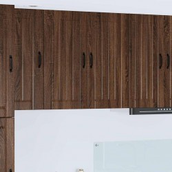 Sonata H Горен кухненски шкаф Кафяв дъб 80 x 31 x 80 см Инженерно дърво - Bucătării modulare