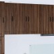 Sonata H Горен кухненски шкаф Кафяв дъб 80 x 31 x 80 см Инженерно дърво