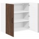 Sonata H Горен кухненски шкаф Кафяв дъб 80 x 31 x 80 см Инженерно дърво