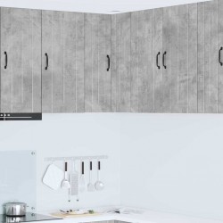 Sonata H Горен кухненски шкаф с рафт Циментено сиво 57 x 57 x 80 см - Bucătării modulare