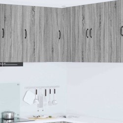 Sonata H Горен кухненски шкаф Сив Сонома 57 x 57 x 80 см Инженерно дърво - Module Sonata