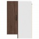 Sonata H Горен кухненски шкаф Кафяв дъб 57 x 57 x 80 см Инженерно дърво