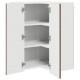 Sonata H Горен кухненски шкаф Кафяв дъб 57 x 57 x 80 см Инженерно дърво