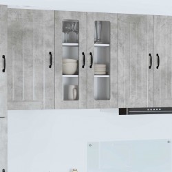 Sonata H Горен кухненски шкаф с рафт Циментено сиво 60 x 31 x 80 см - Bucătării modulare