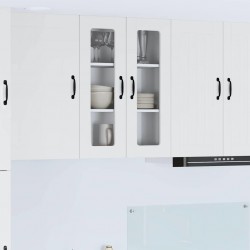 Sonata H Горен кухненски шкаф с рафт Лъскаво бяло 60 x 31 x 80 см - Bucătării modulare