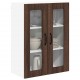 Sonata H Горен кухненски шкаф Кафяв дъб 60 x 31 x 80 см Инженерно дърво