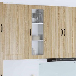 Sonata H Горен кухненски шкаф с рафт Сонома дъб 40 x 31 x 100 см - Bucătării modulare