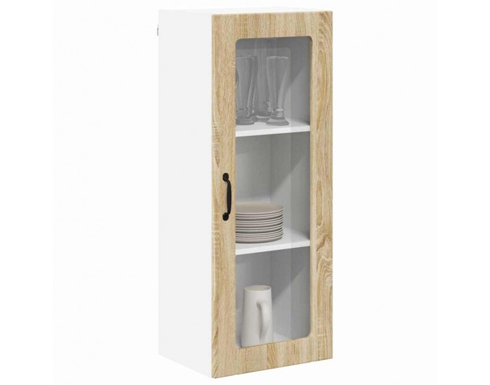 Sonata H Горен кухненски шкаф с рафт Сонома дъб 40 x 31 x 100 см