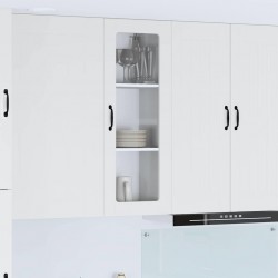 Sonata H Горен кухненски шкаф с рафт Лъскаво бяло 40 x 31 x 100 см - Bucătării modulare
