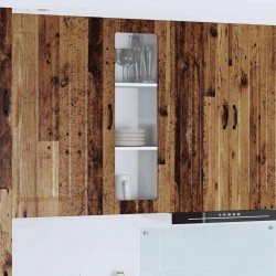 Sonata H Горен кухненски шкаф с рафт Старо дърво 40 x 31 x 100 см - Bucătării modulare