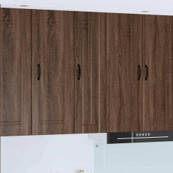 Sonata H Горен кухненски шкаф Кафяв дъб 30 x 31 x 100 см Инженерно дърво - Bucătării modulare