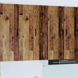 Sonata H Горен кухненски шкаф с рафт Старо дърво 30 x 31 x 100 см - Bucătării modulare