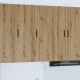 Sonata H Горен кухненски шкаф Дъб 30 x 31 x 100 см Инженерно дърво