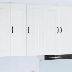 Sonata H Горен кухненски шкаф с рафт Лъскаво бяло 40 x 31 x 100 см - Bucătării modulare