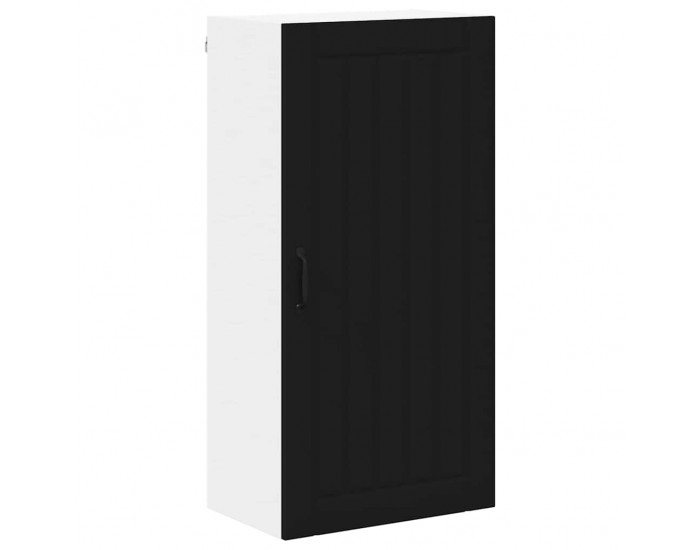 Sonata H Горен кухненски шкаф Черно 50 x 31 x 100 см Инженерно дърво