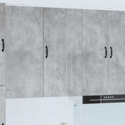 Sonata H Горен кухненски шкаф с рафт Циментено сиво 50 x 31 x 100 см - Bucătării modulare