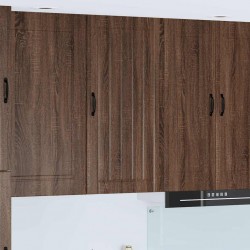 Sonata H Горен кухненски шкаф Кафяв дъб 50 x 31 x 100 см Инженерно дърво - Bucătării modulare