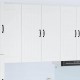 Sonata H Горен кухненски шкаф Бяло 80 x 31 x 100 см Инженерно дърво