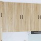 Sonata H Горен кухненски шкаф с рафт Сонома дъб 80 x 31 x 100 см
