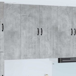 Sonata H Горен кухненски шкаф с рафт Циментено сиво 80 x 31 x 100 см - Bucătării modulare