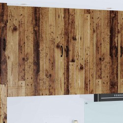 Sonata H Горен кухненски шкаф с рафт Старо дърво 80 x 31 x 100 см - Bucătării modulare
