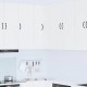 Sonata H Горен кухненски шкаф Бяло 57 x 57 x 100 см Инженерно дърво
