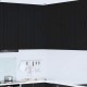 Sonata H Горен кухненски шкаф Черно 57 x 57 x 100 см Инженерно дърво