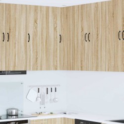 Sonata H Горен кухненски шкаф с рафт Сонома дъб 57 x 57 x 100 см - Bucătării modulare