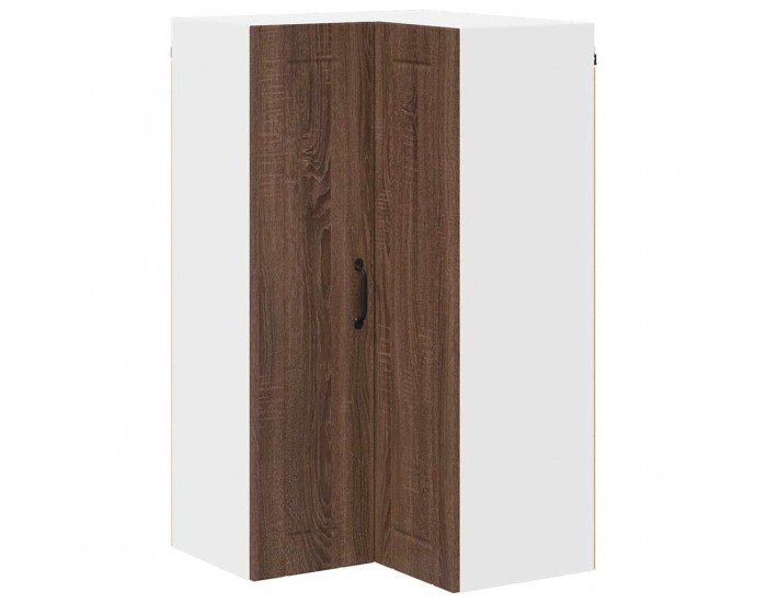 Sonata H Горен кухненски шкаф Кафяв дъб 57 x 57 x 100 см Инженерно дърво
