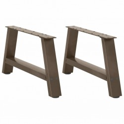 Sonata H Крака за масичка за кафе, А-образни, 2 бр., 60 x (30-31) см, стомана - Piese pentru mese