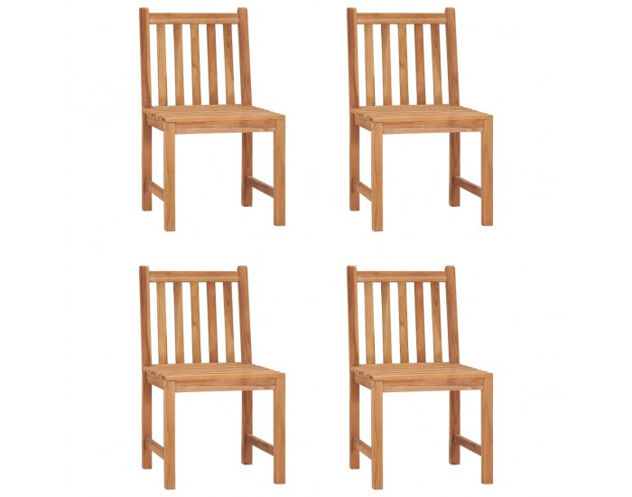 Sonata H Градински комплект за хранене, 5 части, 80x80 см, масивно тиково дърво
