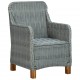 Sonata Set mobilier de exterior cu perne,7 piese,gri deschis,poliratan