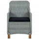 Sonata Set mobilier de exterior cu perne,7 piese,gri deschis,poliratan