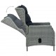 Sonata Set mobilier de exterior cu perne,9 piese,gri deschis,poliratan