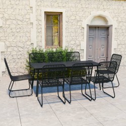 Sonata H Градински трапезен комплект, 9 части, полиратан и стъкло - Seturi pentru exterior