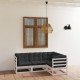 Sonata Set mobilier de grădină cu perne, 4 piese, lemn masiv de pin
