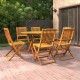 Sonata Set mobilier de grădină, 7 piese, lemn masiv de acacia