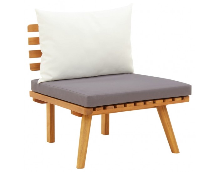 Sonata Set mobilier de grădină cu perne, 8 piese, lemn masiv acacia