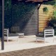 Sonata Set mobilier grădină cu perne antracit, 4 piese, lemn de pin
