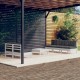 Sonata Set mobilier grădină cu perne antracit, 6 piese, lemn masiv pin