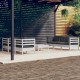 Sonata Set mobilier grădină cu perne antracit, 7 piese, lemn masiv pin