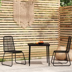 Sonata H Градински трапезен комплект, 3 части, черен - Seturi pentru exterior