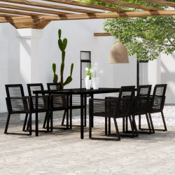 Sonata H Градински трапезен комплект, 7 части, черен - Seturi pentru exterior